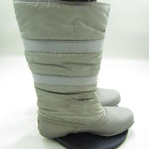 VTG Sorel Snow Boots Womens Size Unknown? Wool Liners Green Straps Ski Winter
